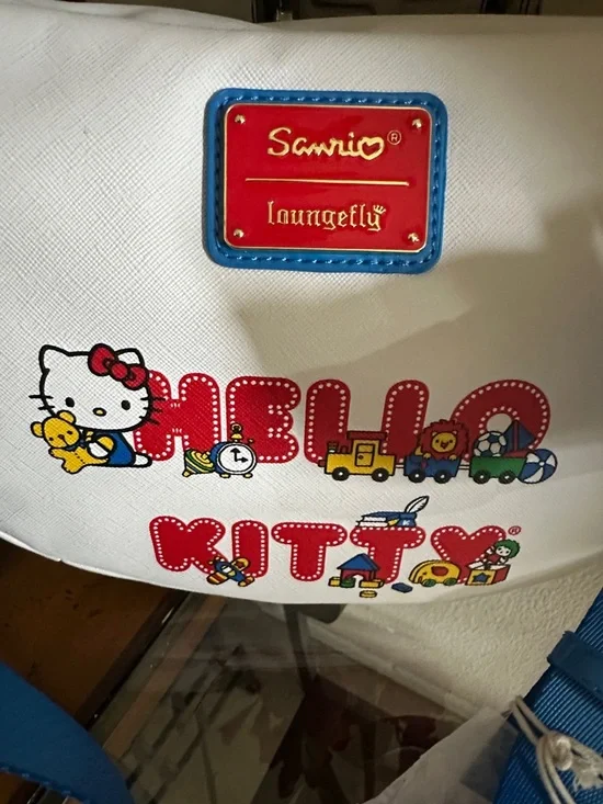 Hello Kitty Loungefly Fanny pack Crossbody 50th anniversary NWT - Picture 3 of 6